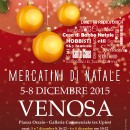 La magia dei mercatini di Natale dal 5 all’8 dicembre a Venosa