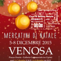 La magia dei mercatini di Natale dal 5 all&#8217;8 dicembre a Venosa