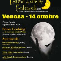 Retour à Venosa Festival des Cinq Continents avec la quatorzième édition